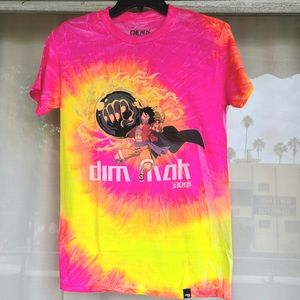 NEW TIE DYE DIM MAK X ONE PIECE COLLAB TEE